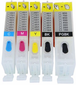 5 EMPTY Refillable ink cartridge for canon PGI-250 CLI-251 ARC  copy 2.jpg